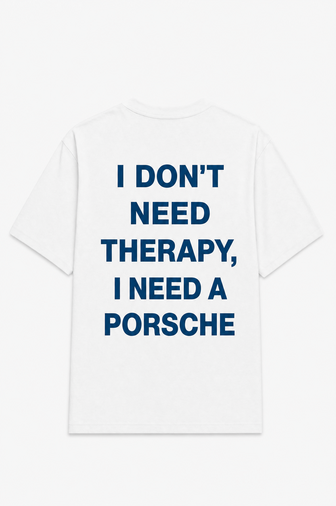 I don't need therapy, I need a Porsche