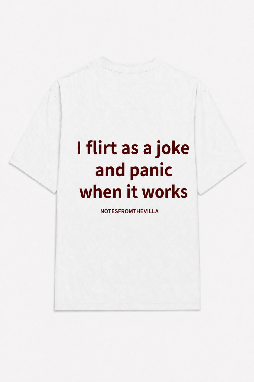 I flirt as a joke and panic when it works