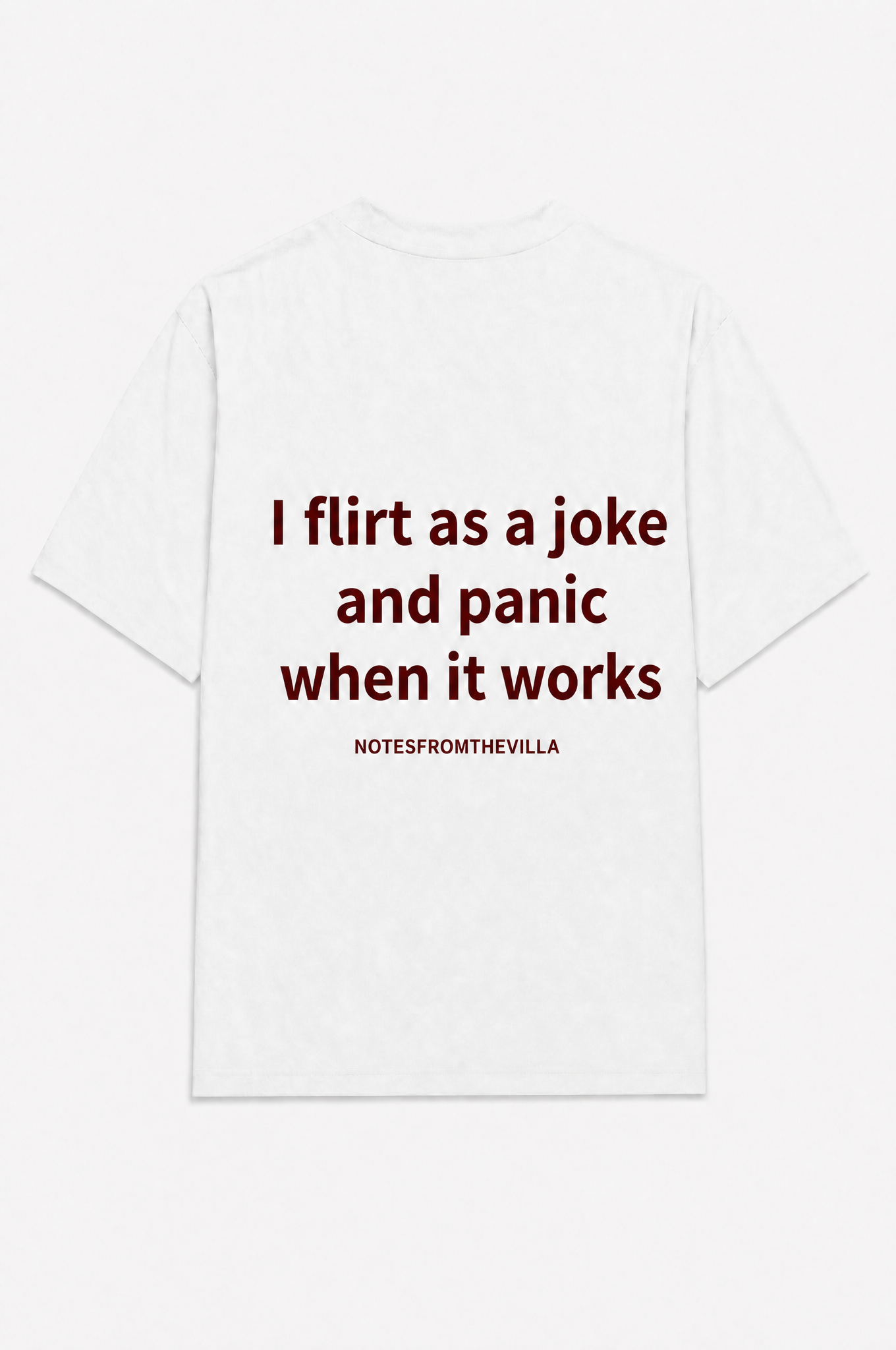 I flirt as a joke and panic when it works