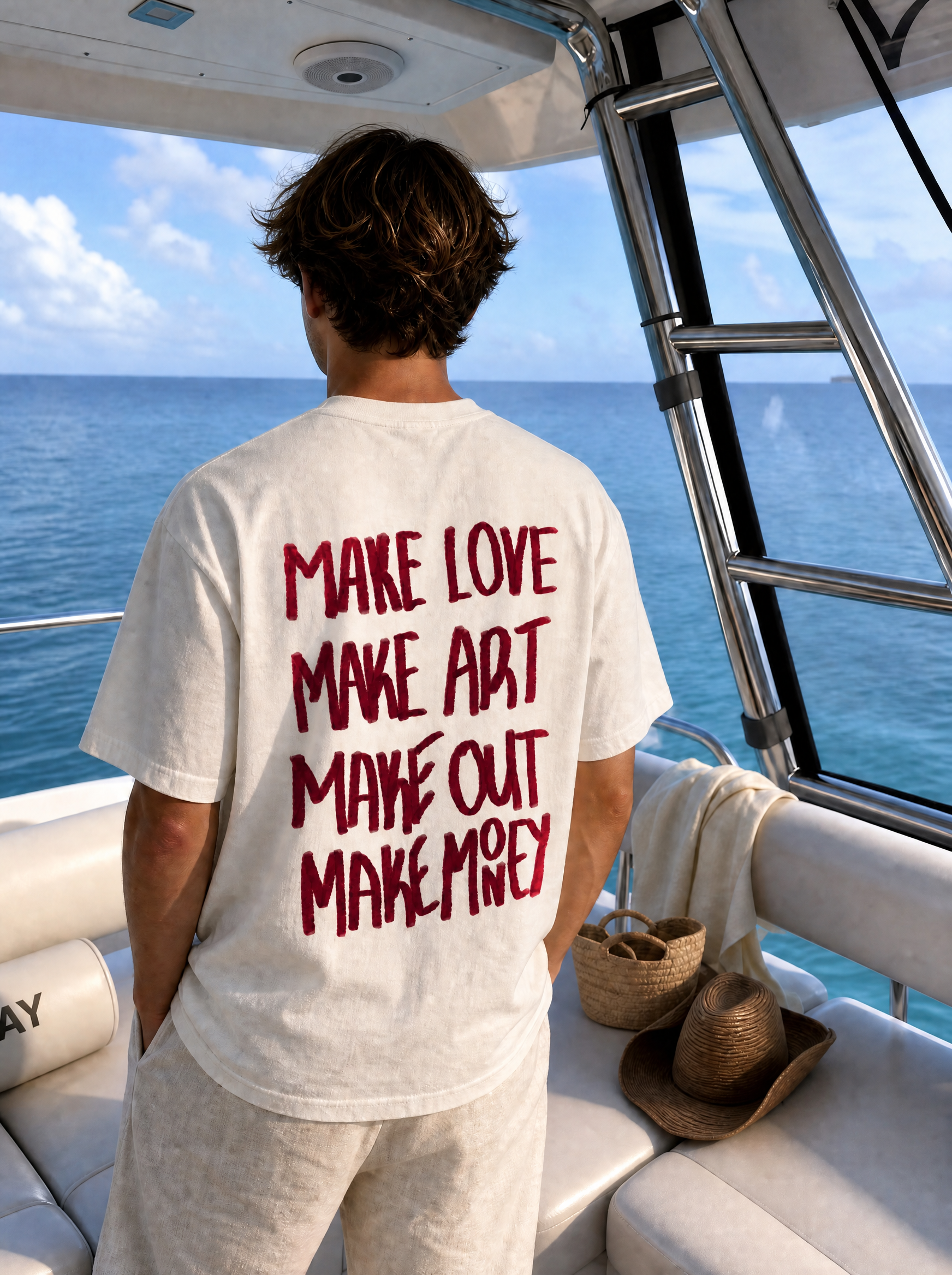 Make love make art make out make money