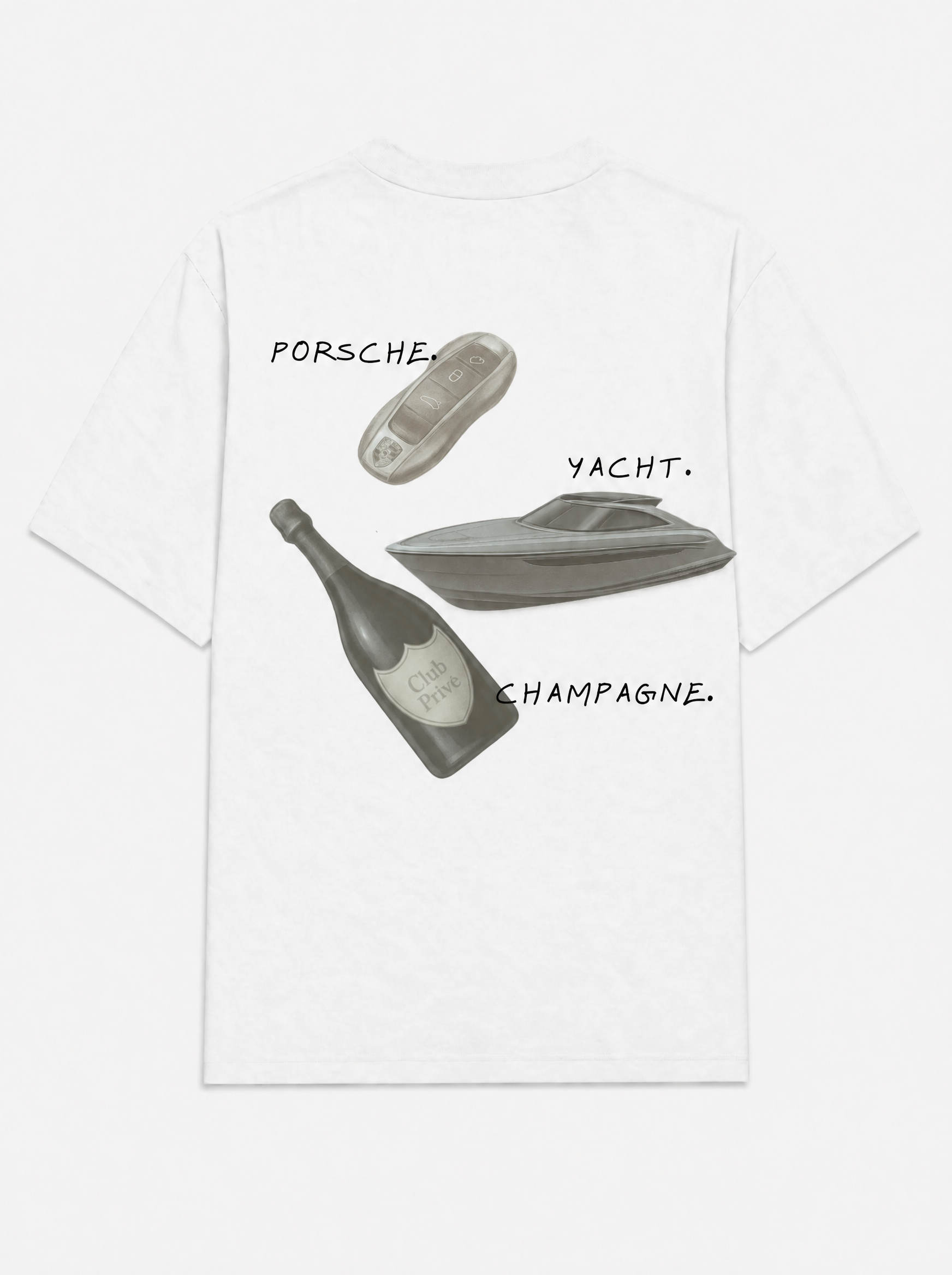 Porsche. Yacht. Champagne.