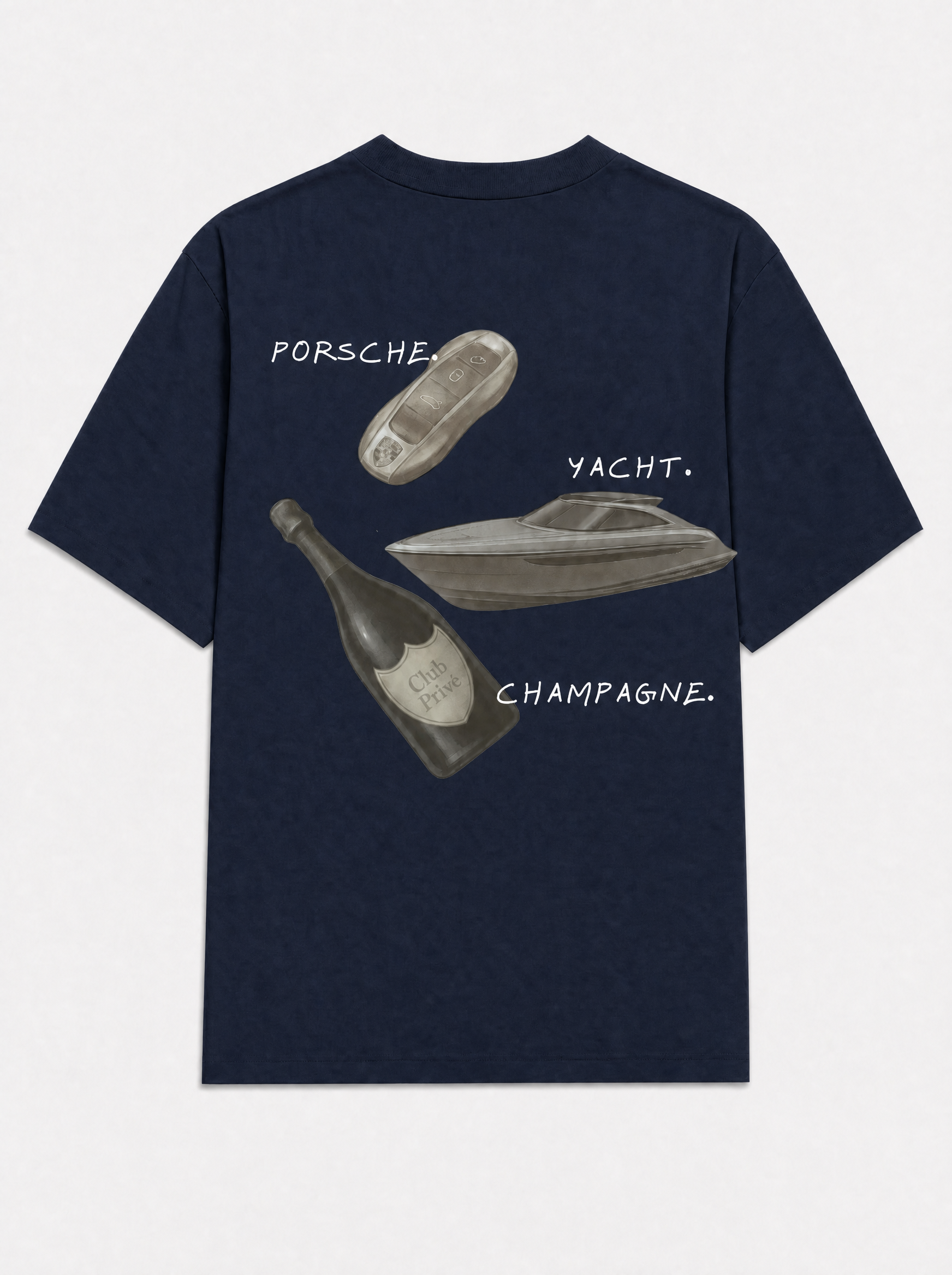 Porsche. Yacht. Champagne.