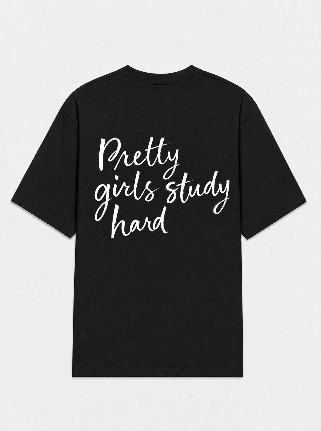 Pretty girls study hard