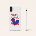 More amor por favor phone case, back and side view