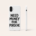 Need money for Porsche phone case, back and side view