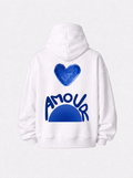 Amour Hoodie White