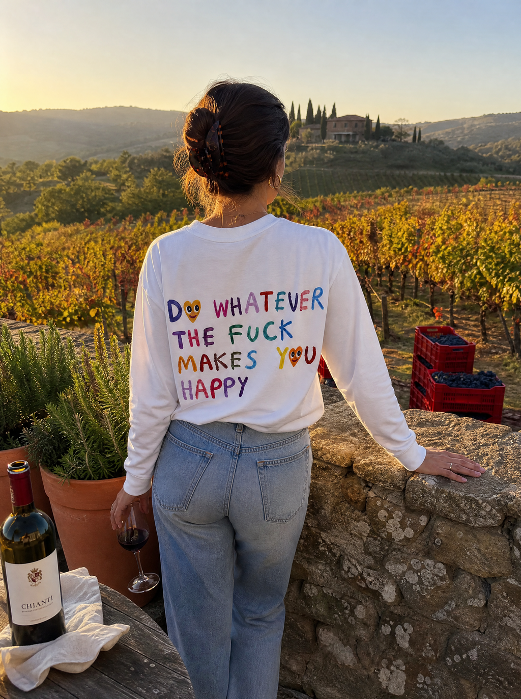 Do whatever the fuck makes you happy - Longsleeve